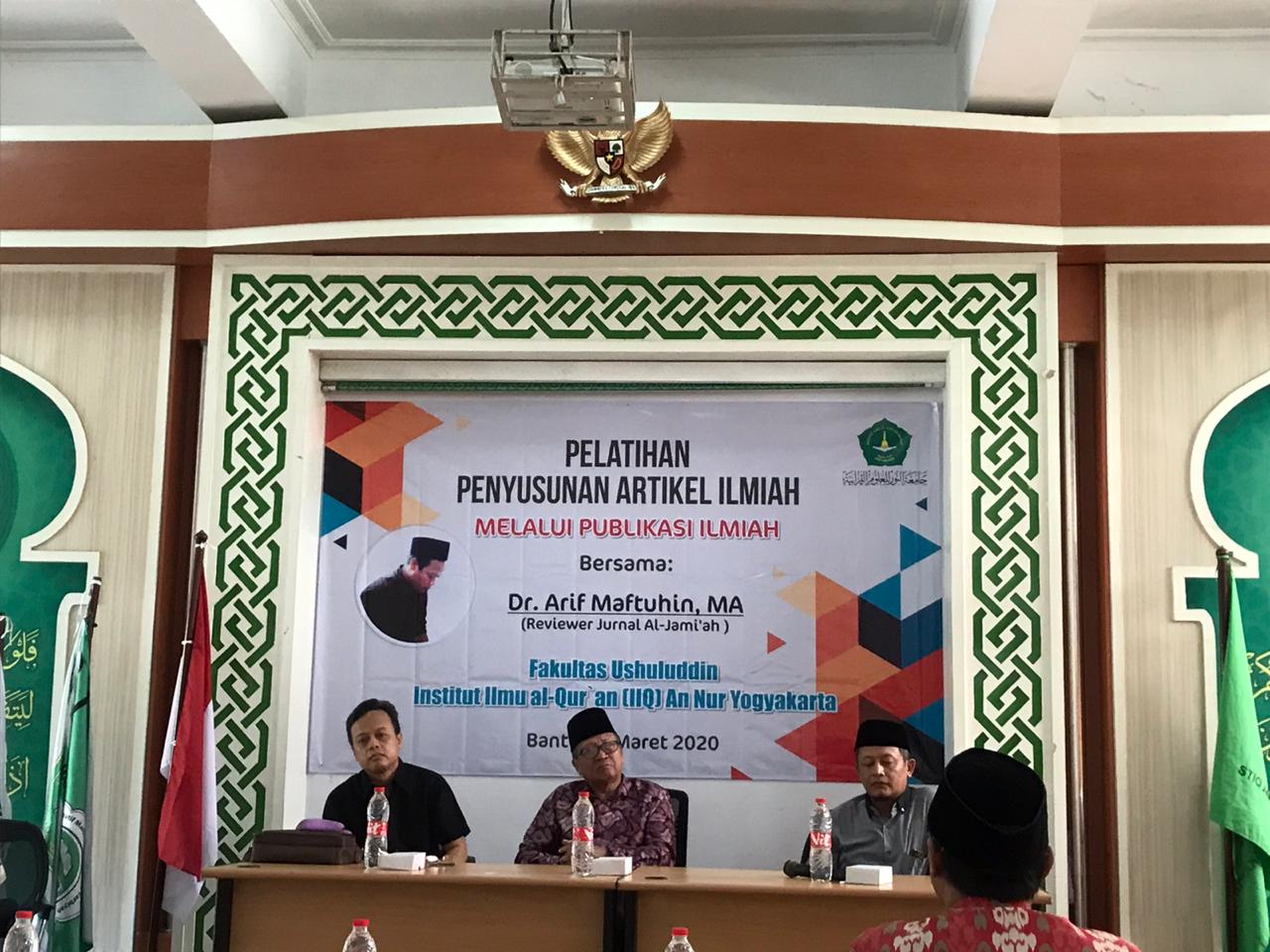 Dosen IIQ An Nur Ikuti Pelatihan Penulisan Jurnal Untuk Publikasi Ilmiah