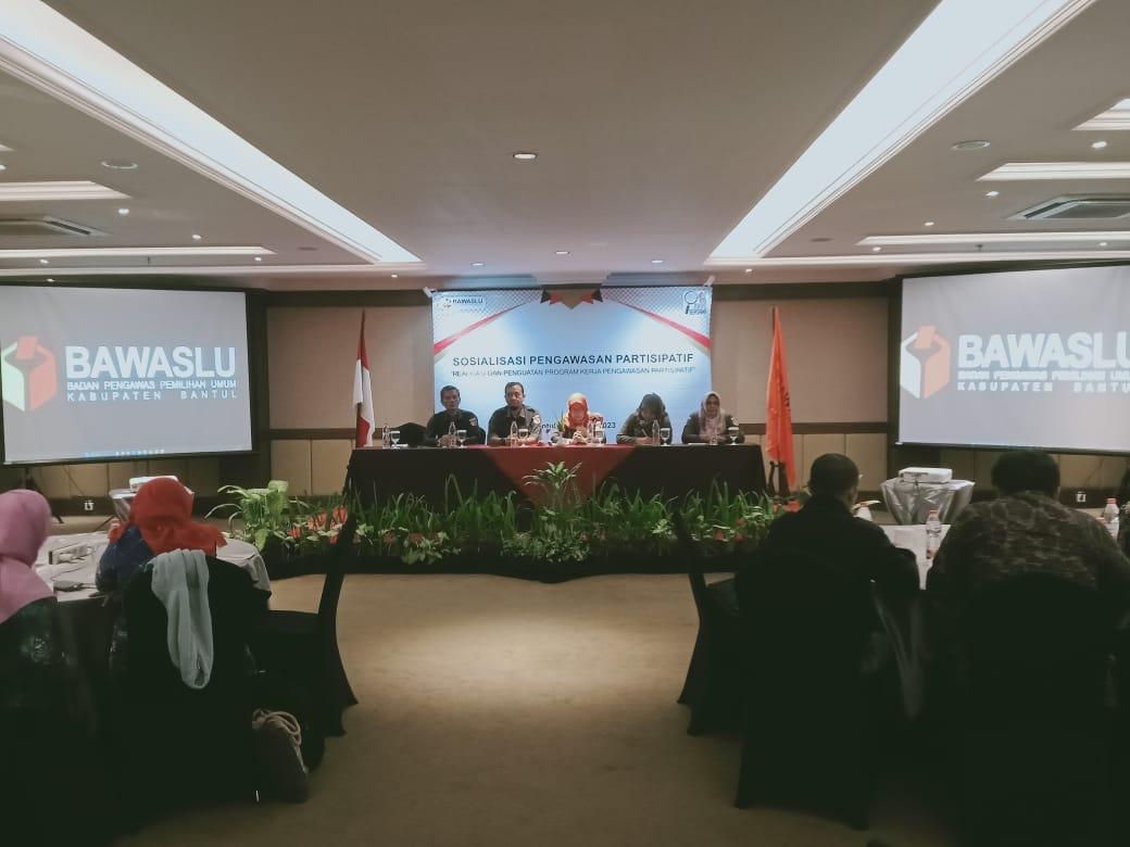Bawaslu Bantul bersama Rektor IIQ An-Nur Melakukan Sosialisasi Pengawasan Partisipatif dalam realisasi dan penguatan program kerja