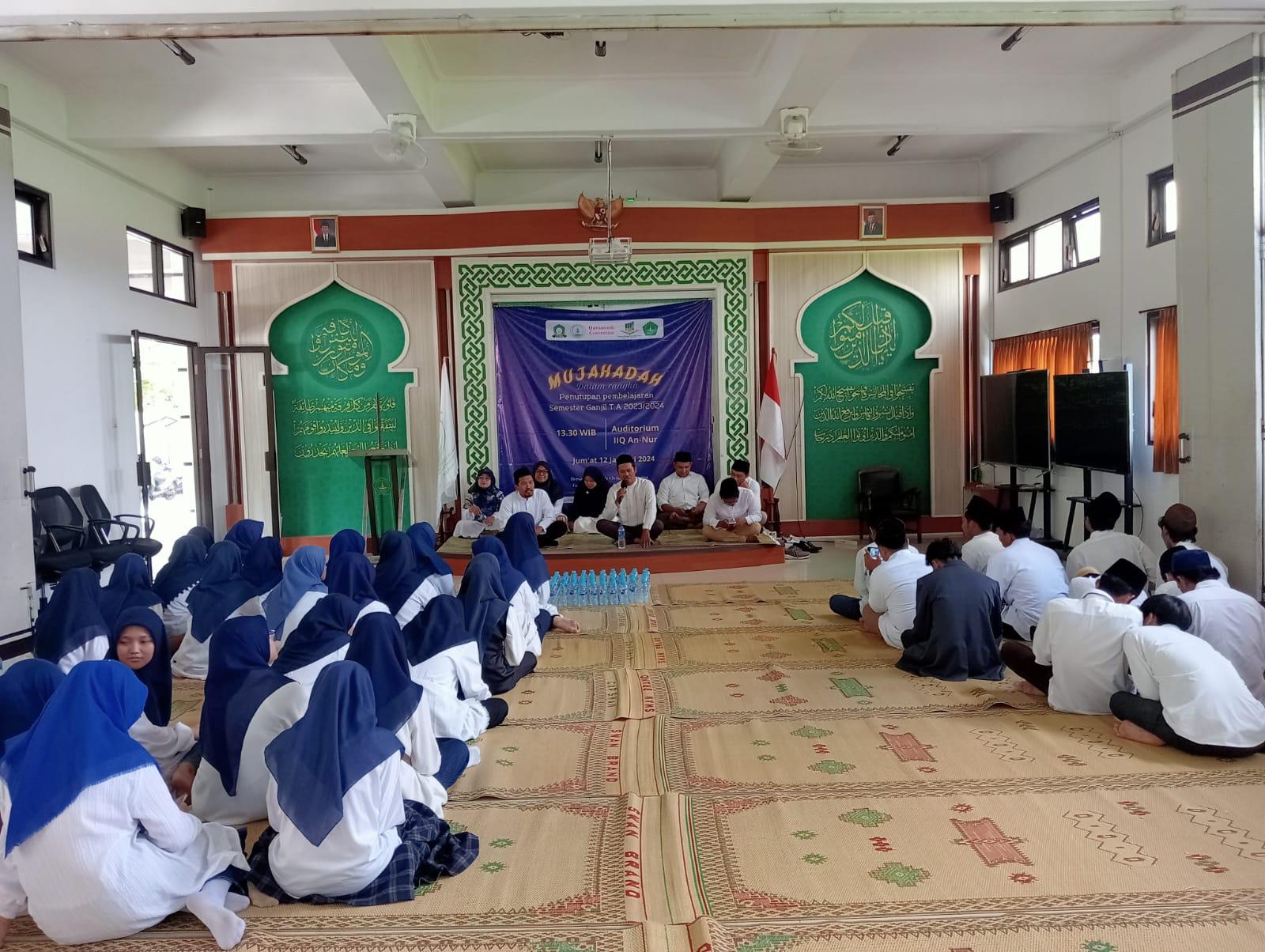 Mujahadah Penutupan Semester Ganjil 2023/2024 Fakultas Ekonomi dan Bisnis Islam IIQ An Nur Yogyakarta