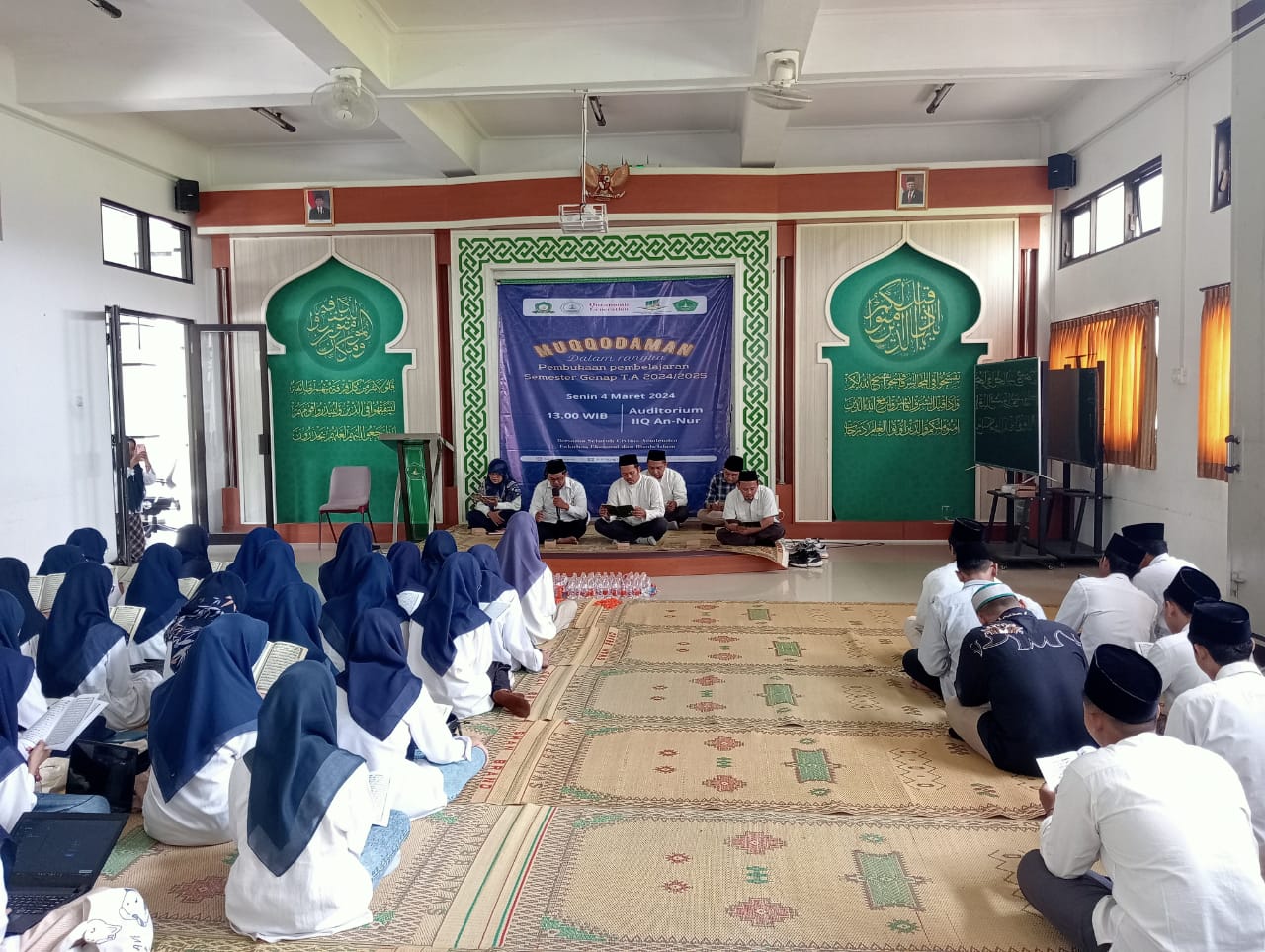 FEBI IIQ An Nur Yogyakarta Buka Semester Genap Tahun Ajaran 2023/2024 dengan Muqaddaman