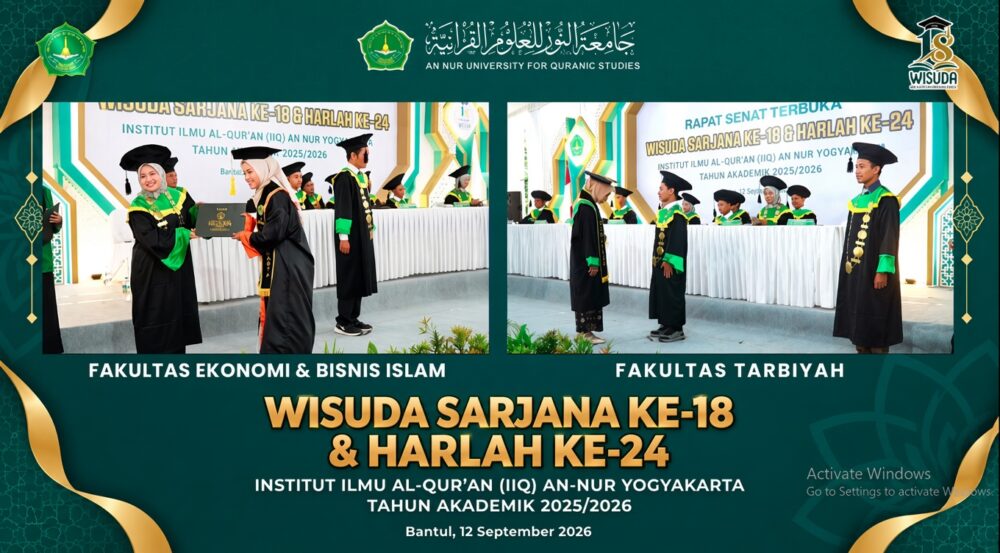 Mewisuda 167 Sarjana, IIQ An Nur Yogyakarta Lahirkan 25 Hafidz 30 Juz dan 145 Cumlaude, Ini Daftarnya!